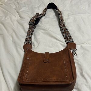Brown Leather Shoulder Bag